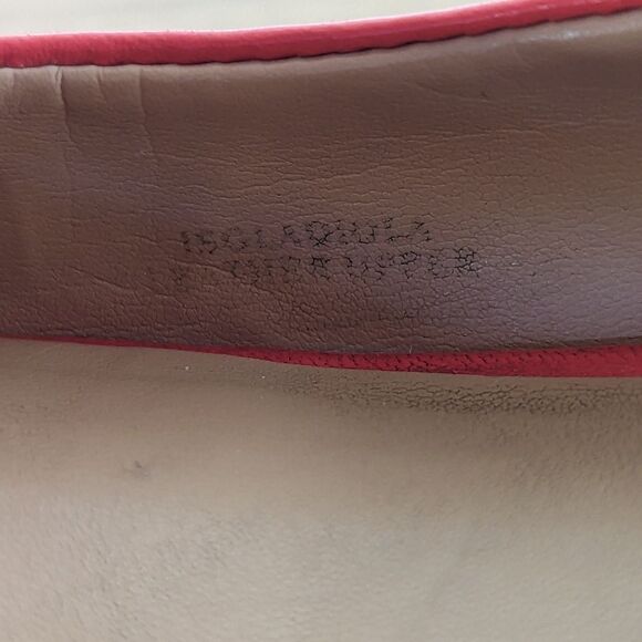 Isaac Mizrahi Red Coral Floral Jewel Embellished Pointy Toe Slingbacks 7 - Picture 11 of 12